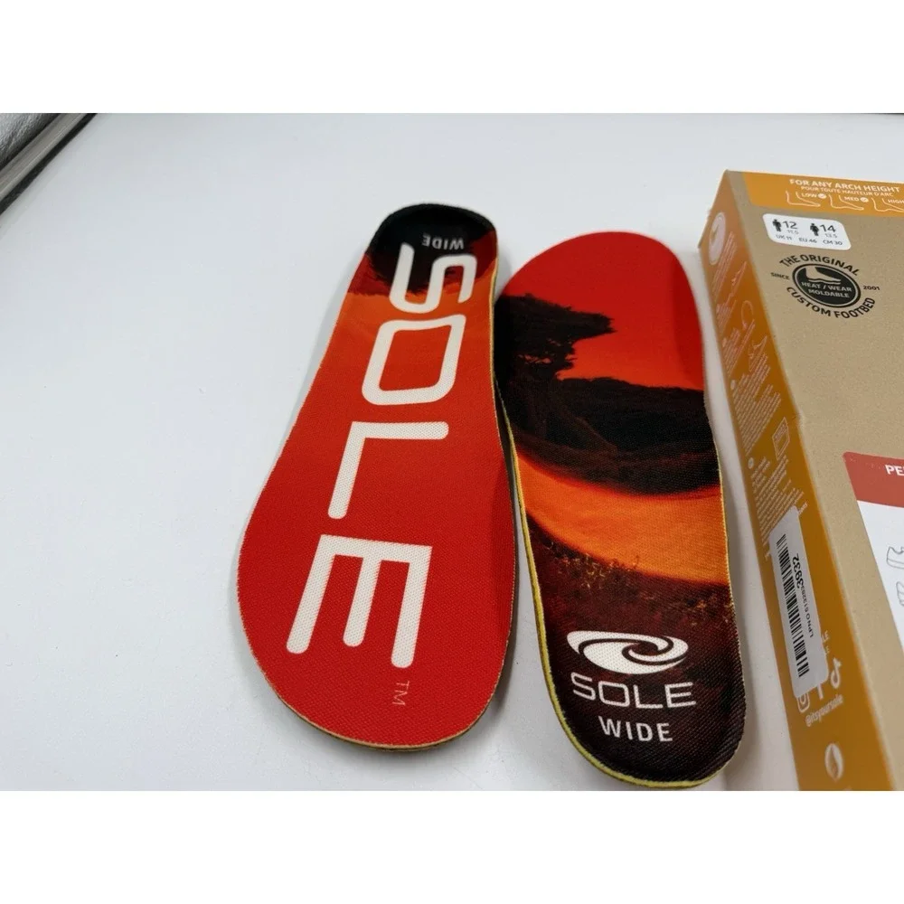 Sole Performance Thin NEW! Corkbed‎ Insoles M 12 /W 14